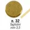 Форма для SIRMAN SINFONIA 2 №32 тальолини 3,5 мм