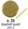 Форма для SIRMAN CONCERTO 5 №25 спагетти 2 мм