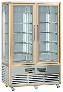 Витрина холодильная Apach AVP700G-G SNELLE бронза