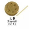Форма для SIRMAN CONCERTO 5 №9 спагетти 1,9 мм